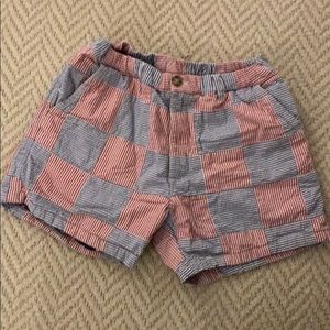 Chubbies Seersucker Red White and Blue shorts